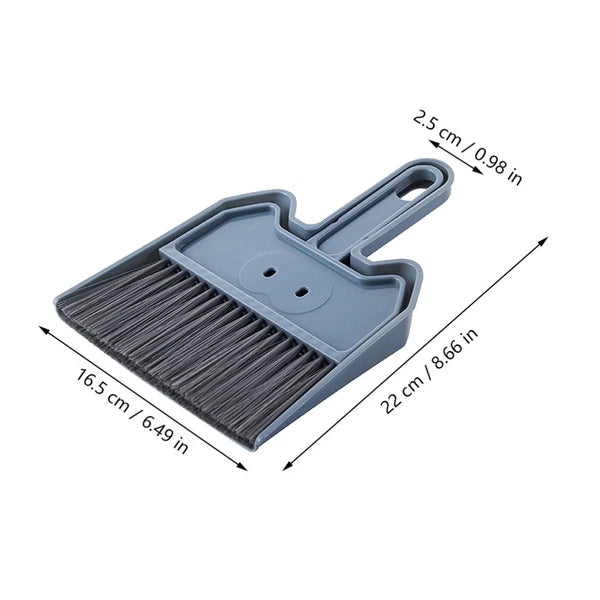 2 Sets Keyboard Cleaning Brush Mini Broom And Dustpan Home Desktop-