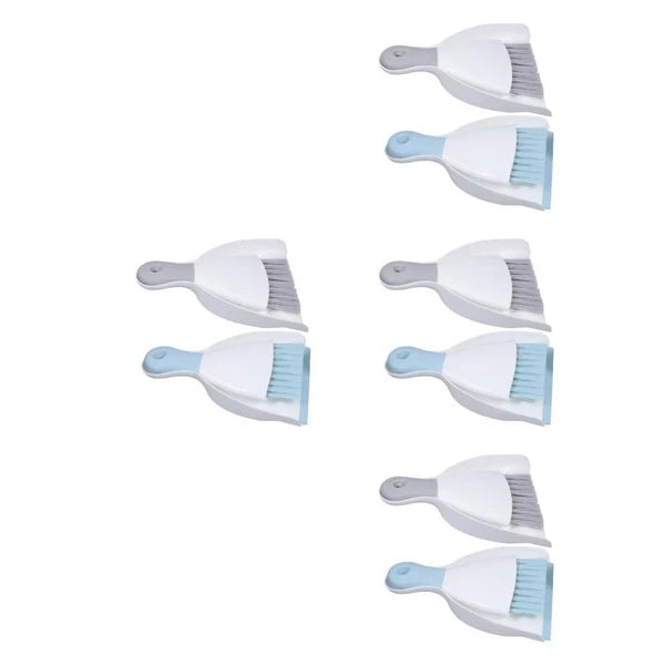 4 Piece Mini Dustpan and Brush Set. 4 piece small broom and-