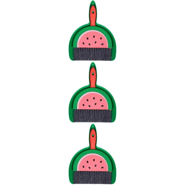 3 Sets Toy Desktop Broom Set Table Sweeping Set Mini Sweeping Set Travel Kid-