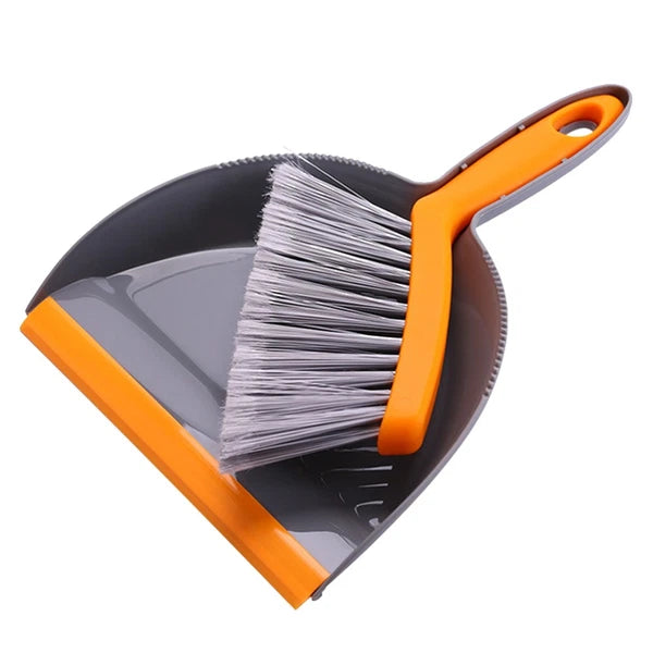 2 Count Mini Broom Set Hand Broom And Dustpan Household Cleaning Tools-