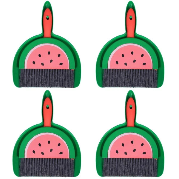 4 Sets Container Machine Desktop Broom Set Dinnerware Set Carpet-