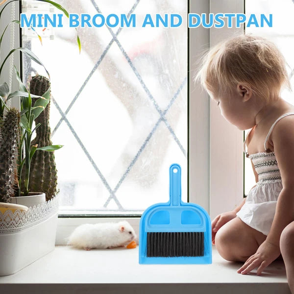 4 Sets Climb The Box and Clean Broom Travel Small Animal Cage Cleaner