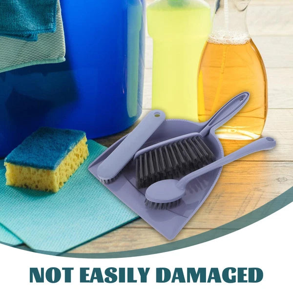 4 Sets Rubbish Bin Mini Broom Set Office Cleaning Brush Child-