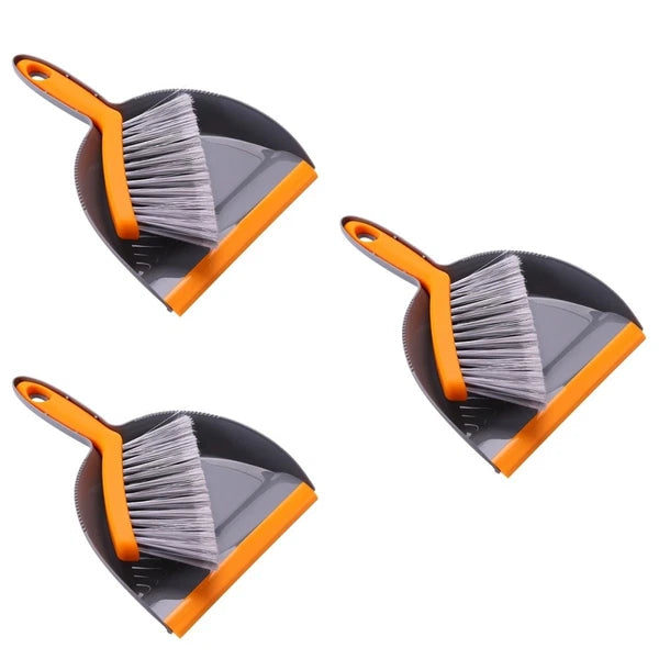 3 Pack Mini Broom Set Desktop Cleaning Brush Mini Dustpan And-