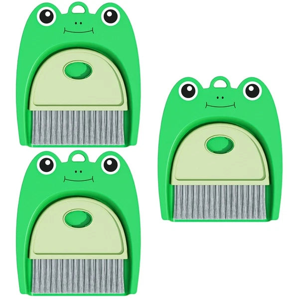 3 Sets Desktop Dustpan Brush Set, Small Mini Scrubber, Dustpan,-