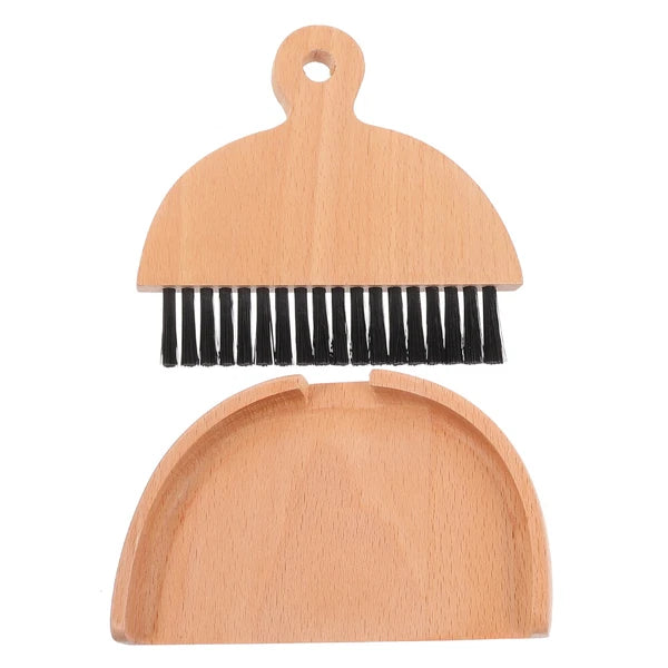 3 Sets Mini Dustpan and Broom Set, Cartoon Small Broom and Dustpan,-