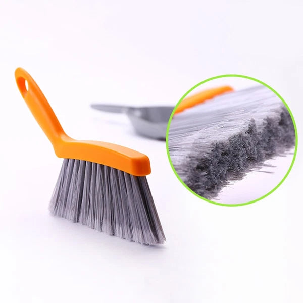 2 Count Mini Broom Set Mini Cleaning Brush Mini Dustpan And-