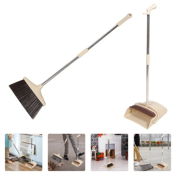 Broom Dustpan Set Office Cleaning Tools Home Cleaning Kit-
