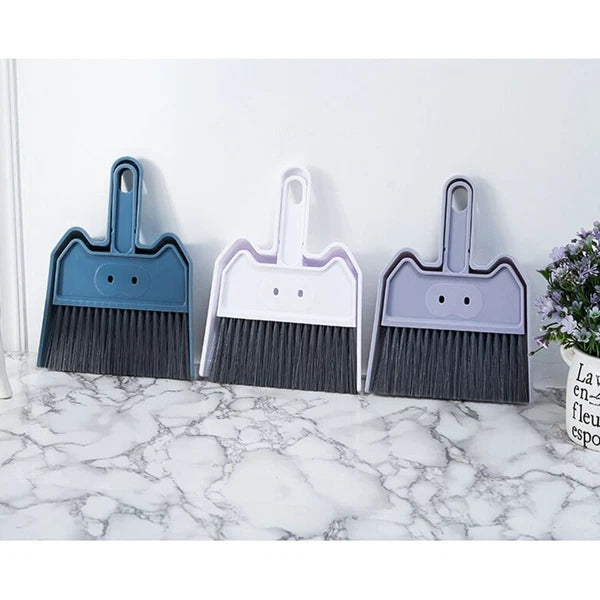 2 Sets Keyboard Cleaning Brush Child Broom With Scoop Home Desktop Mini-