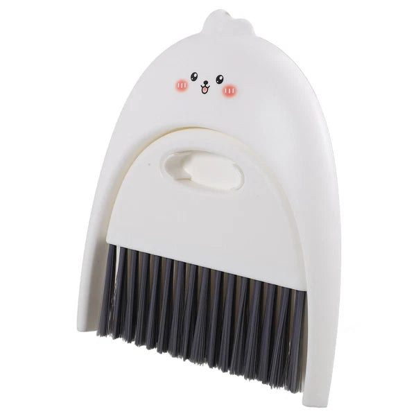 3 Sets Mini Dustpan and Broom Set, Cartoon Small Broom and-
