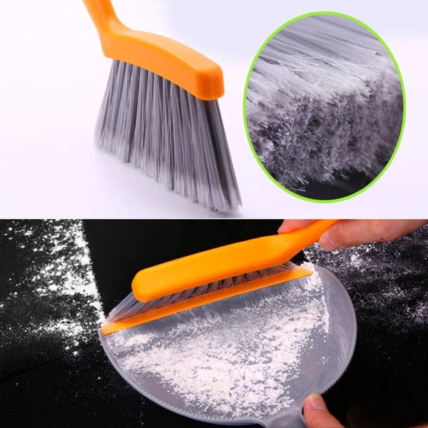 2 Count Mini Broom Set Mini Cleaning Brush Mini Dustpan And-