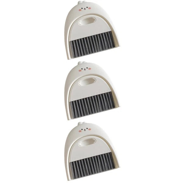 3 Sets Mini Dustpan Set Broom And Portable Mini Broom Baby-