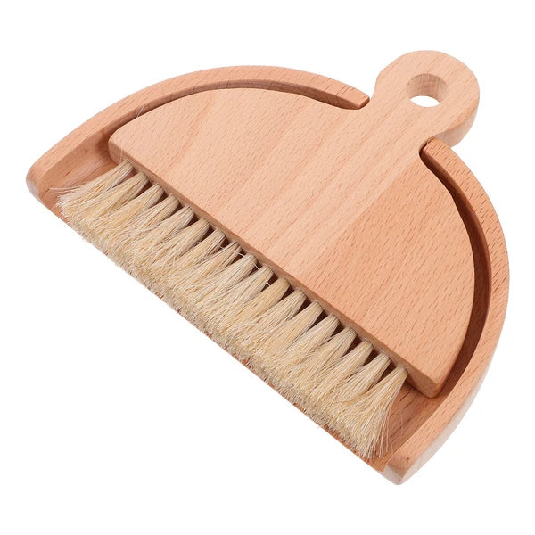 4 Sets Small Broom and Dustpan Cleaning Kit. cartoon sweeper with-
