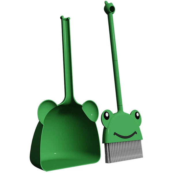 4 Sets Broom And Dustpan Set For Kids Nursery Cleaning Toys-