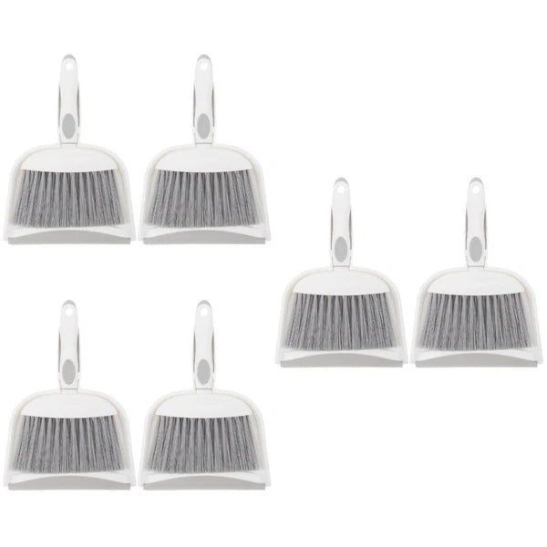 3 Sets Small Broom, Dustpan Set, Table Broom, Broom, Brush and-