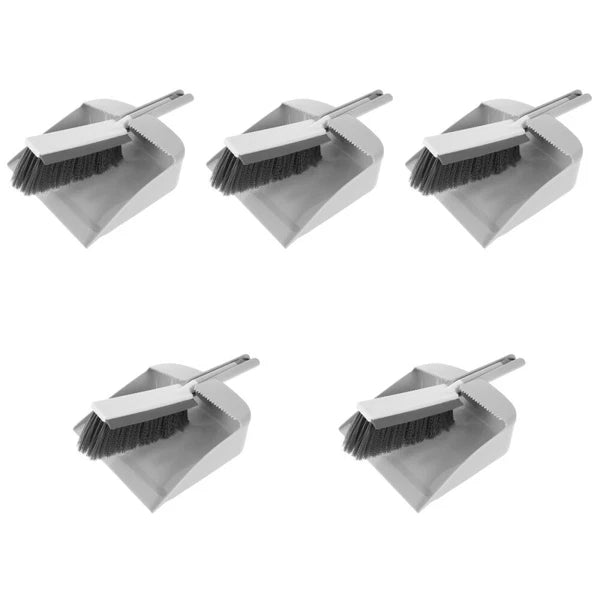 5 Sets Mini Cleaning Broom Dust Pan Table Brush Set Dining Table-