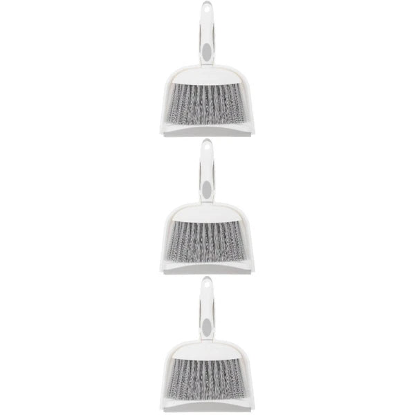3 Sets Table Cleaning Brush and Dustpan Set, Small Broom for Home-