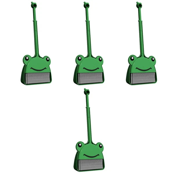 4 Sets Broom And Dustpan Set For Kids Nursery Cleaning Toys-