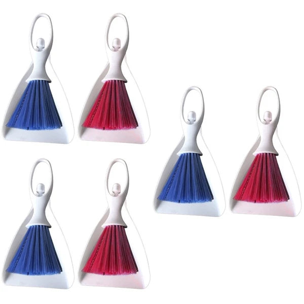 6 Sets Handy Mini Broom and Kusthang Set-