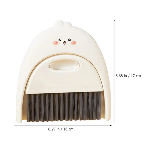 3 Sets Small Broom and Dustpan Set, Desktop Cleaning Tool,-