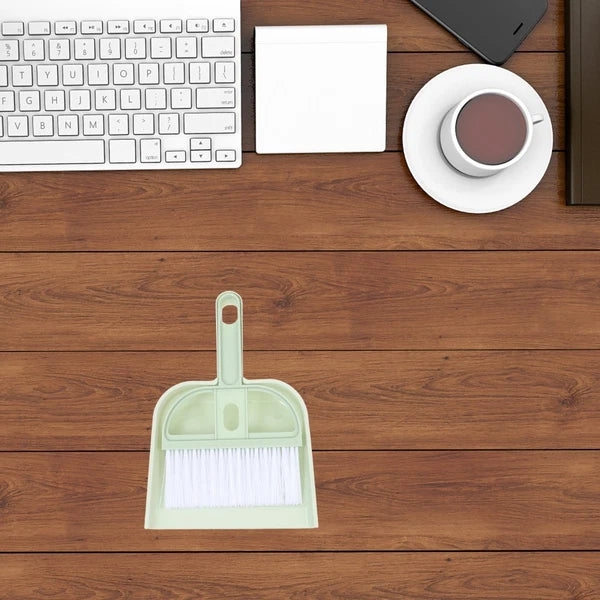 6 Sets Cleaning Artifact Set Small Broom With Dustpan And-