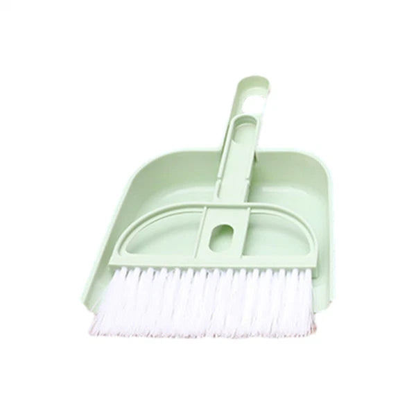 Small Mini Whisk Broom And Dust Pan Set Ergonomic Handle Kids Heavy Duty Durable