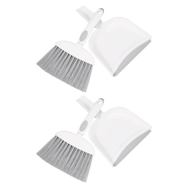 3 Sets Small Broom, Dustpan Set, Table Broom, Broom, Brush and-
