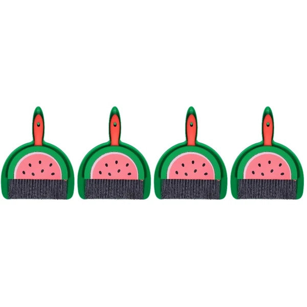 4 Sets Container Machine Desktop Broom Set Dinnerware Set Carpet-