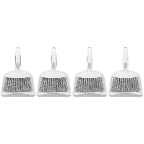 4 Sets Table Cleaning Brush and Dustpan Set, Small Broom for Home-