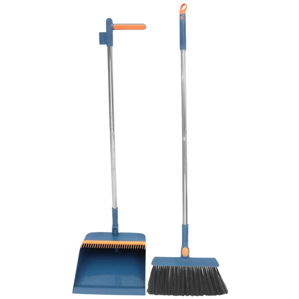 3 Sets Dust Remover Handling Household Broom And Dustpan Set Sweeping Kit-