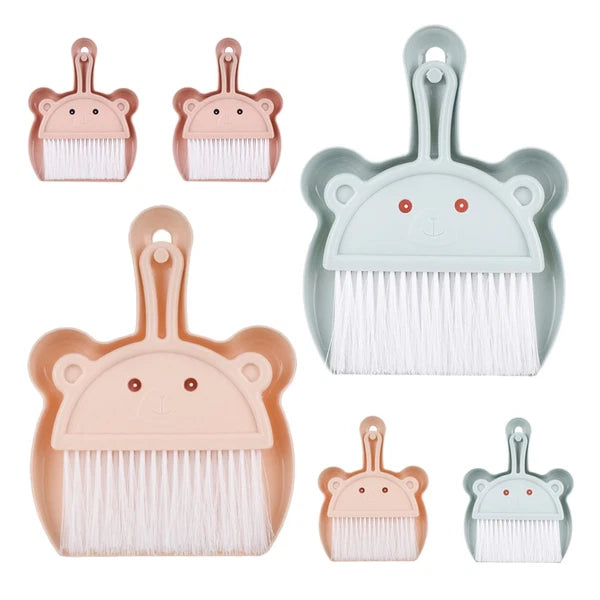6 Sets Desktop Cleaning Broom Classroom Supplies Small Dustpan and Brush
