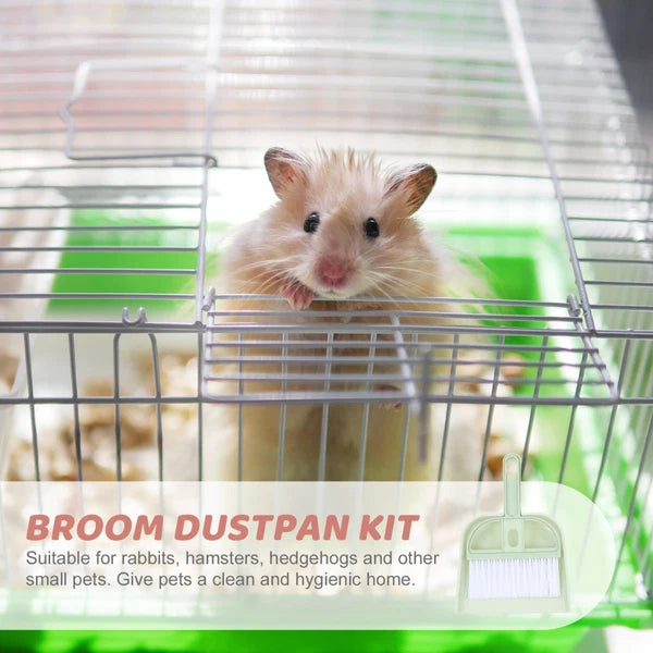6 Sets Cleaning Artifact Set Small Broom With Dustpan And-