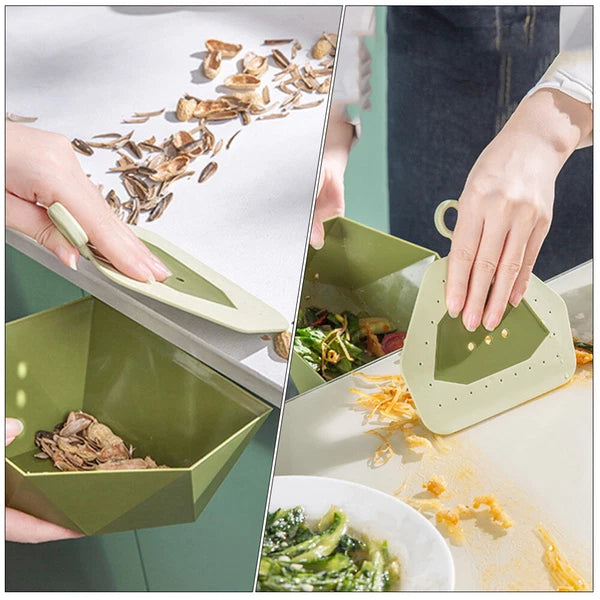 2 Sets Mini Broom Toddler Portable Dustpan Table And Brush-