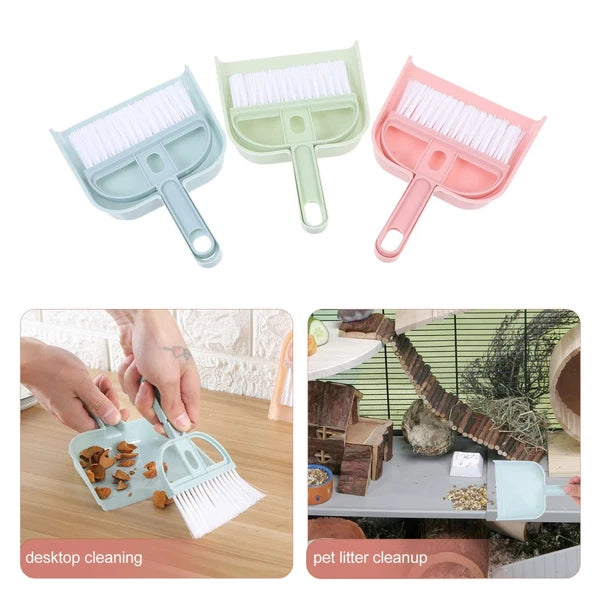 6 Sets Cleaning Artifact Set Hand Sweeper And Scoop Sweeping Brush-