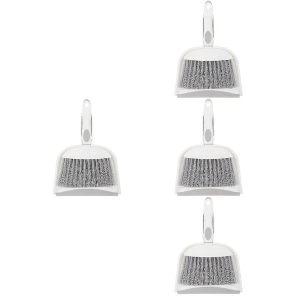 4 Sets Table Cleaning Brush and Dustpan Set, Small Broom for Home-