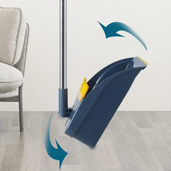 1pcs Broom and Dustpan Set for Home Broom Rotating Head Dustpan