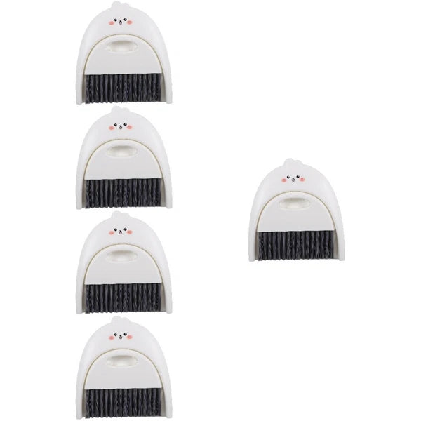 5 Sets Cleaning Broom Dustpan Table Brush Dining Table Sweeper-