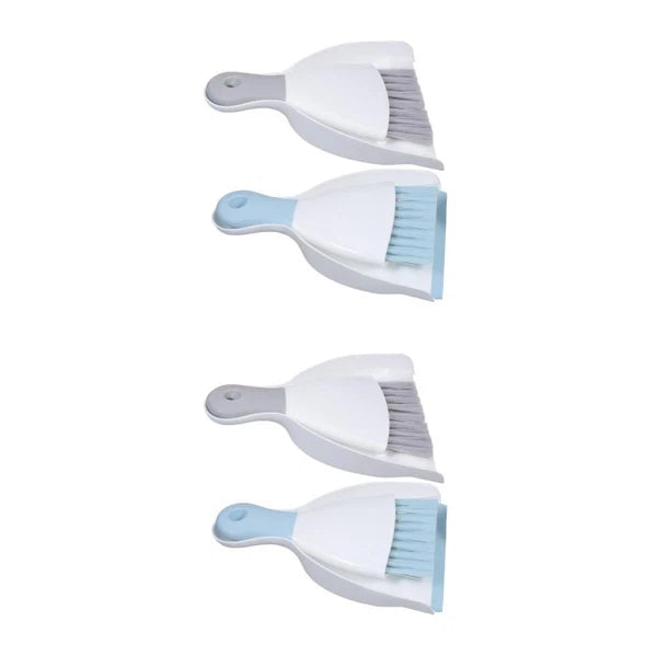 2 Piece Mini Broom and Dustpan Set, 4 Piece Small Dustpan --