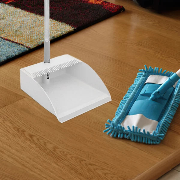 2 Sets Broom Set with Long Handle, Collapsible Broom Dustpan Set,-