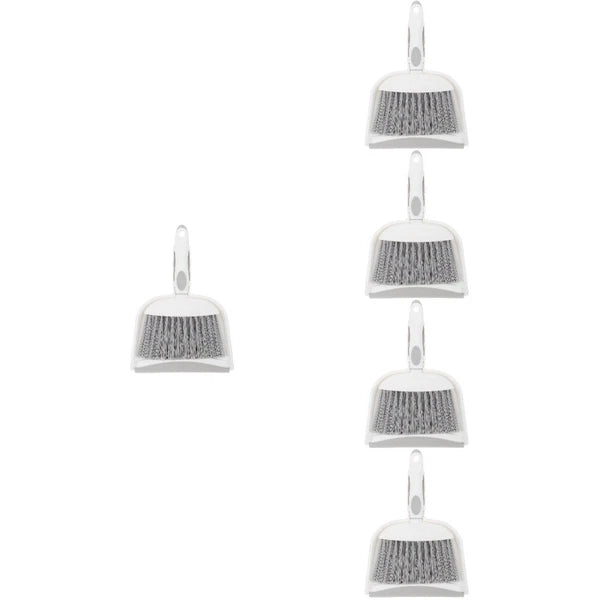5 Sets Table Cleaning Brush and Dustpan Set for Home, Small Broom-