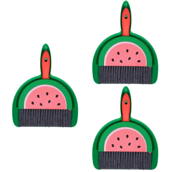 3 Sets Mini Cleaning Broom, Dustpan, Table Brush Set, Dining Table,-