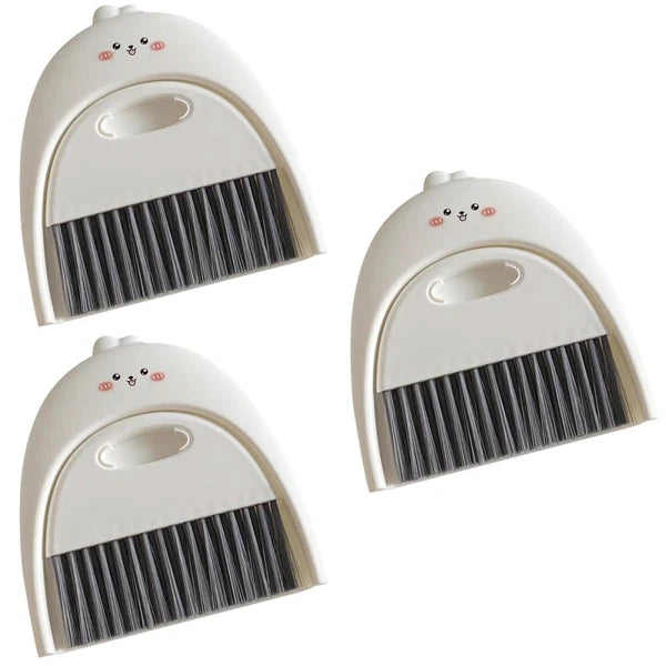 3 Sets Mini Dustpan Set Broom And Portable Mini Broom Baby-