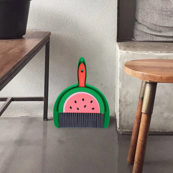 3 Sets Mini Cleaning Broom, Dustpan, Table Brush Set, Dining Table,-
