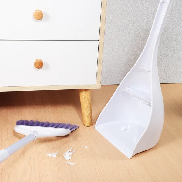 3 Sets Mini Broom Dusting Hand Broom Small Dust Pan Compact Desktop-
