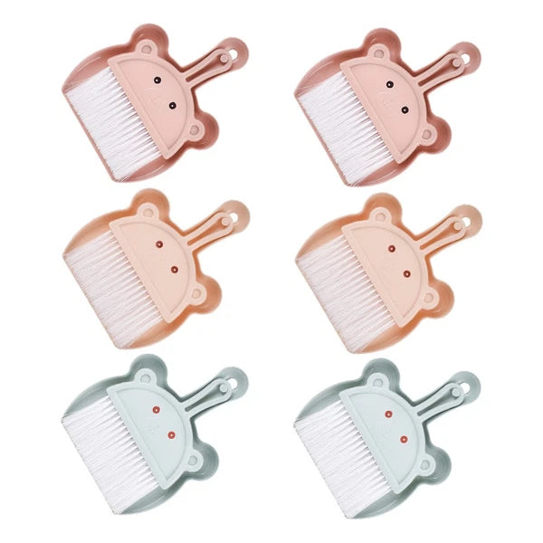 6 Sets Desktop Cleaning Broom Table Brush and Dustpan Mini Small