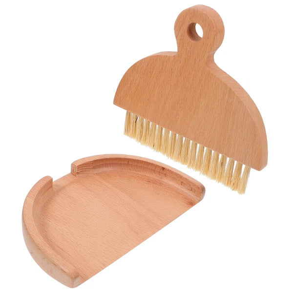 3 Sets Keyboard Cleaning Broom, Dustpan, Table Brush Set, Dining Table,-