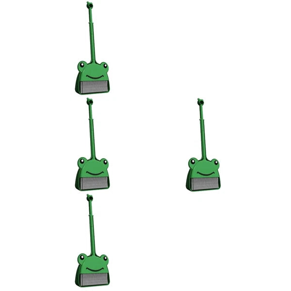 4 Sets Broom And Dustpan Set For Kids Nursery Cleaning Toys-