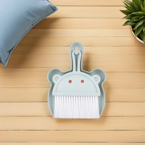 6 Sets Desktop Cleaning Broom Mini Portable Dustpan Classroom Supplies