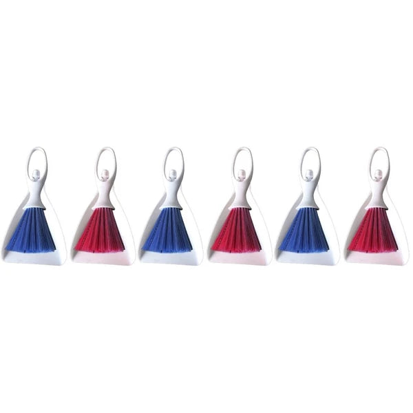 6 Sets Handy Mini Broom and Kusthang Set-