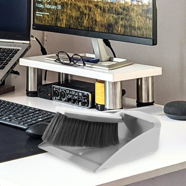 2 sets sensor mini dustpan set sweeping set small sweeping set desk-